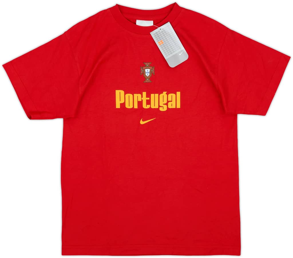 2004-05 Portugal Nike Cotton Tee (L.Boys)