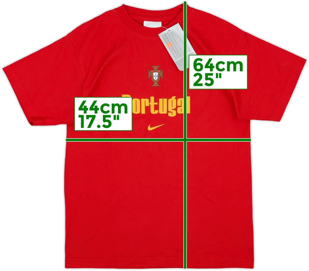2004-05 Portugal Nike Cotton Tee (L.Boys)