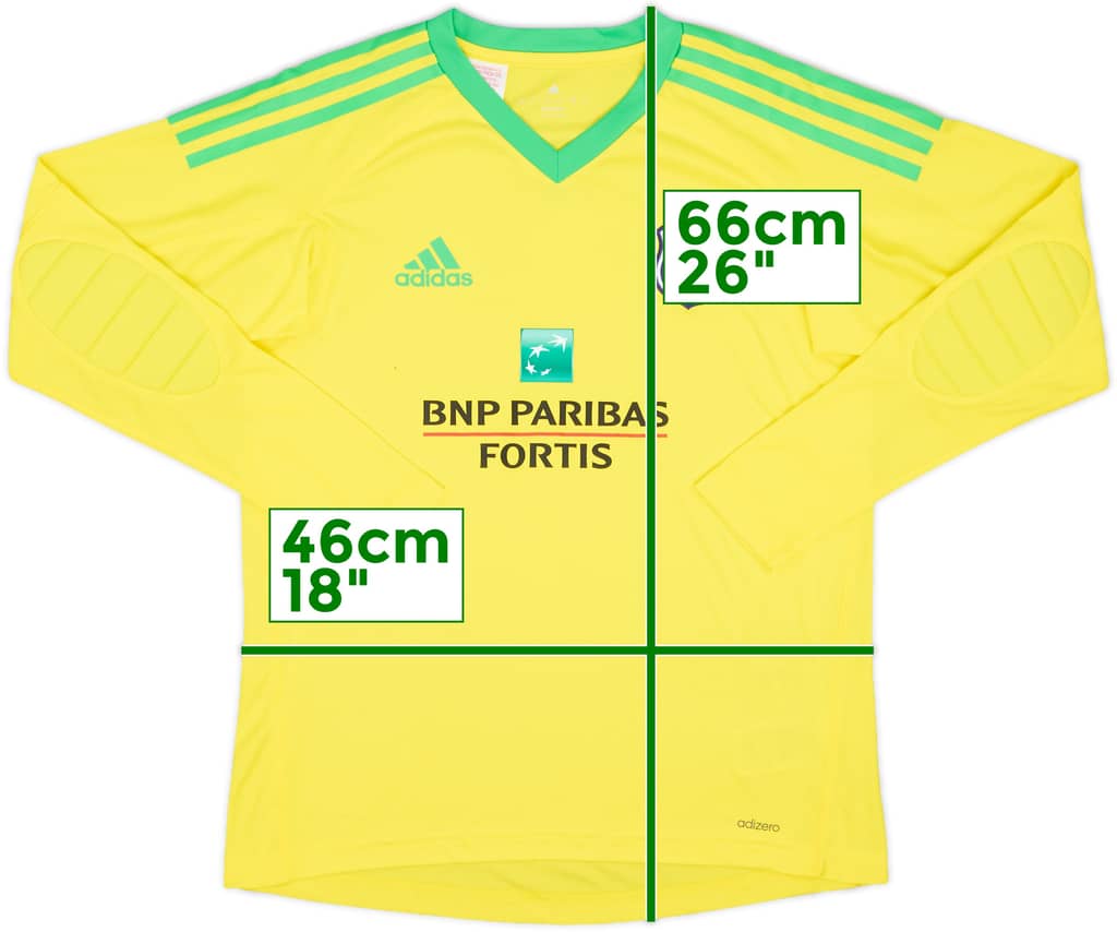 2017-18 Anderlecht Authentic GK Shirt - 8/10 - (L.Boys)