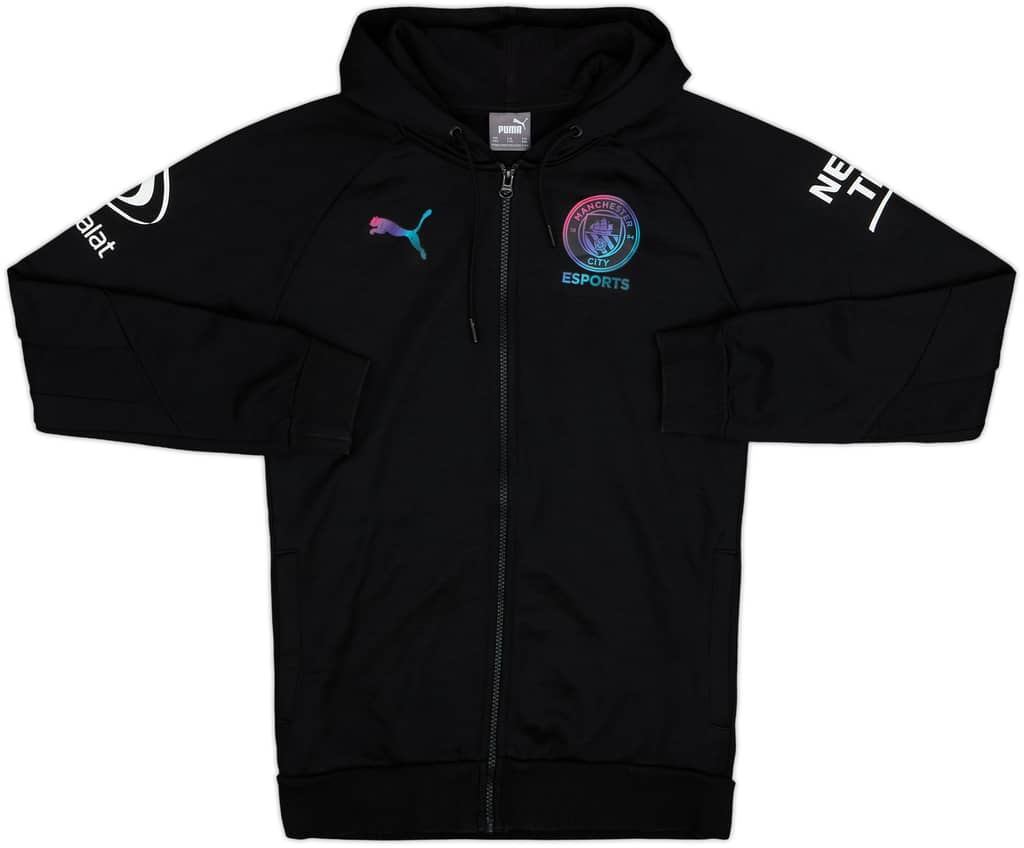 2021-22 Manchester City Esports Puma Hooded Track Jacket - 8/10 - (XXS)