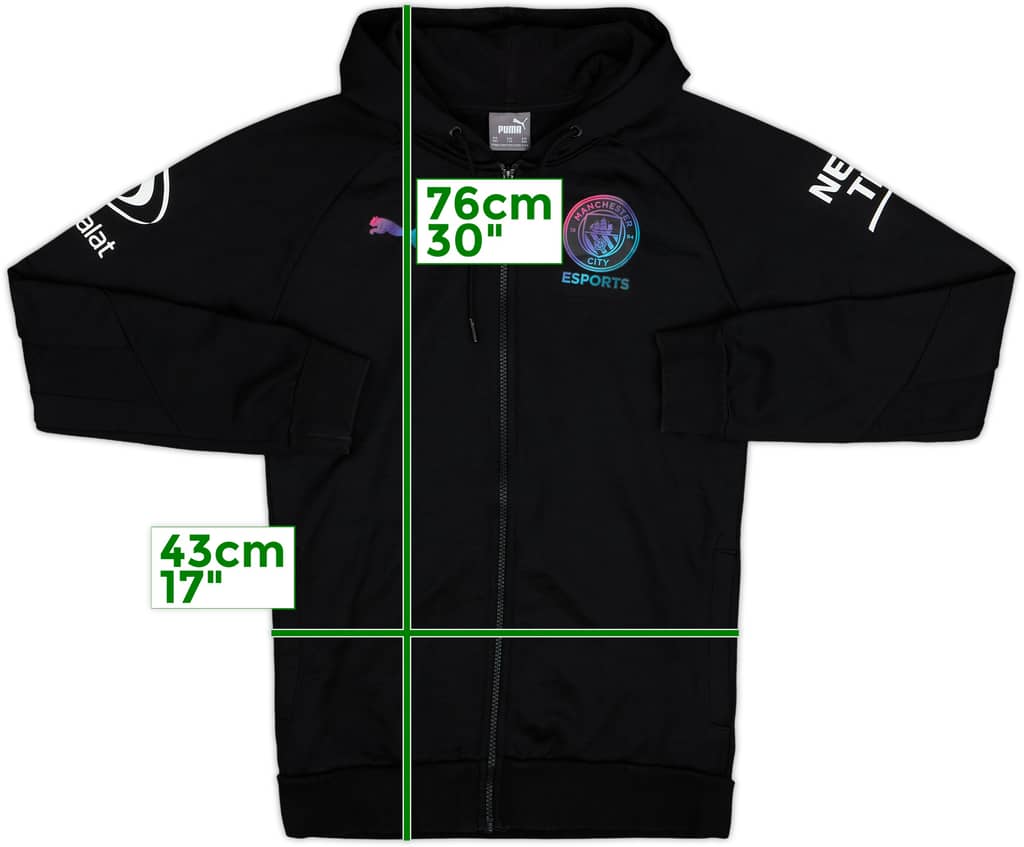 2021-22 Manchester City Esports Puma Hooded Track Jacket - 8/10 - (XXS)
