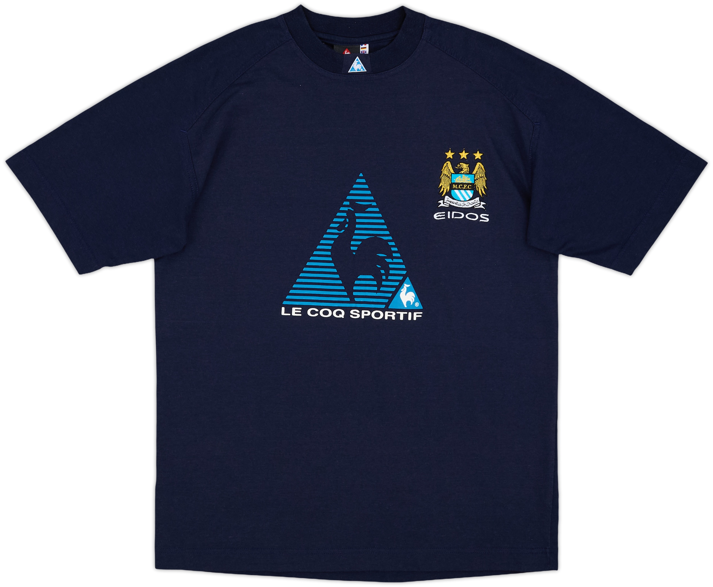 1999-00 Manchester City Le Coq Sportif Cotton Tee - 9/10 - (S)