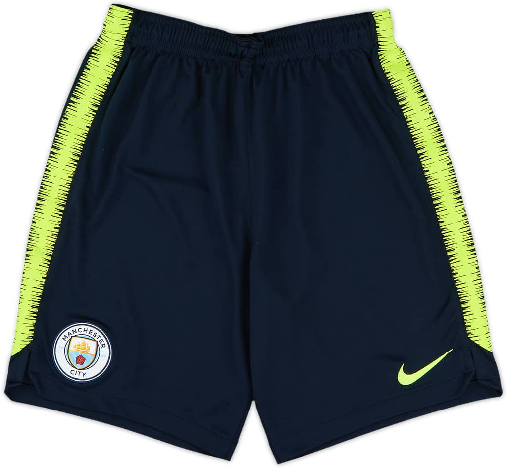 2018-19 Manchester City Nike Training Shorts - 9/10 - (L.Boys)