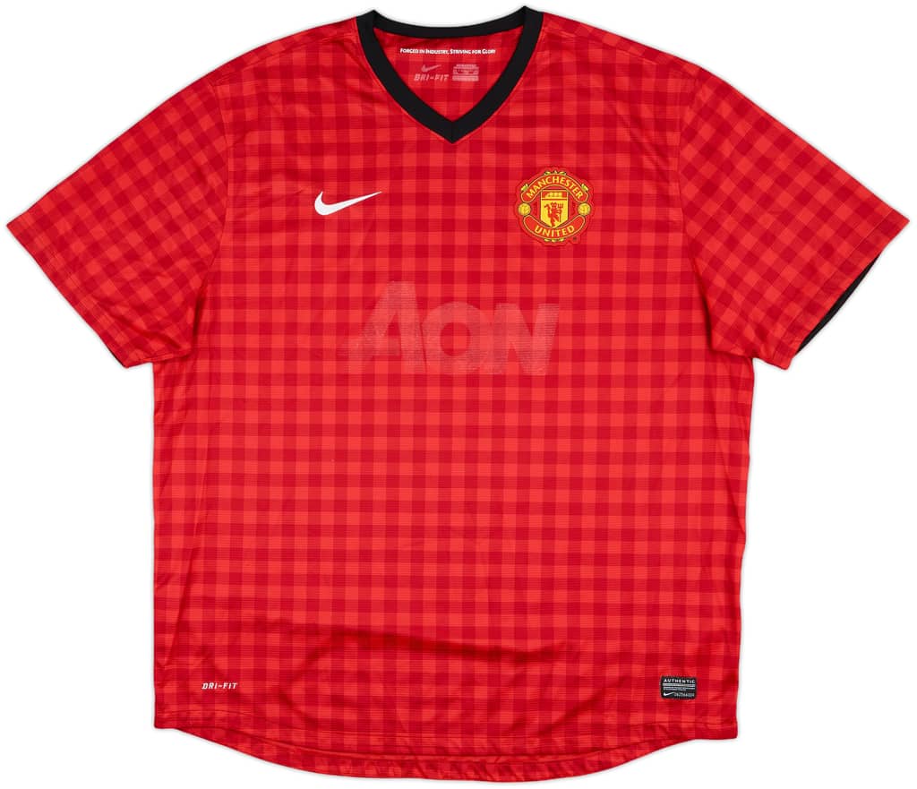 2012-13 Manchester United Home Shirt - 4/10 - (XXL)
