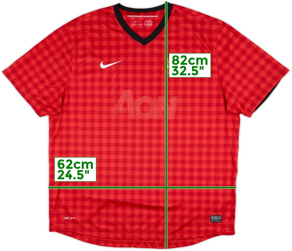 2012-13 Manchester United Home Shirt - 4/10 - (XXL)