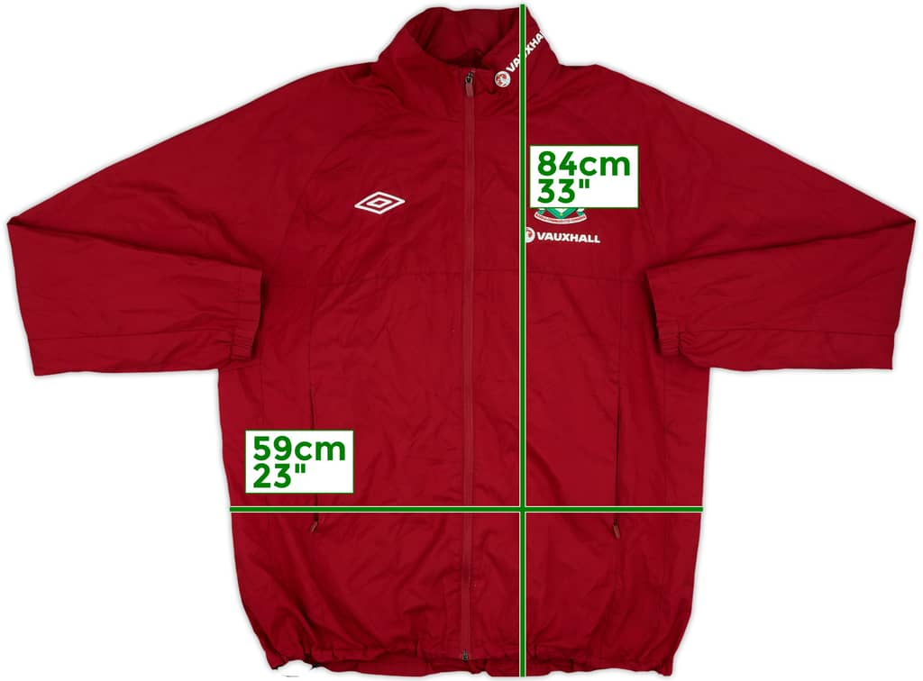 2012-13 Wales Umbro Hooded Rain Jacket - 9/10 - (XL)