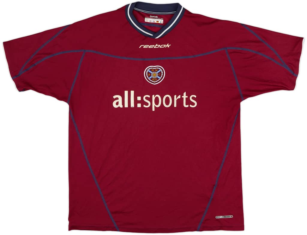 2002-04 Hearts Home Shirt - 8/10 - (L)