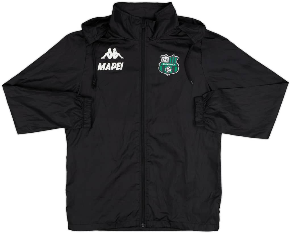 2019-20 Sassuolo Kappa Hooded Rain Jacket - 6/10 - (S)