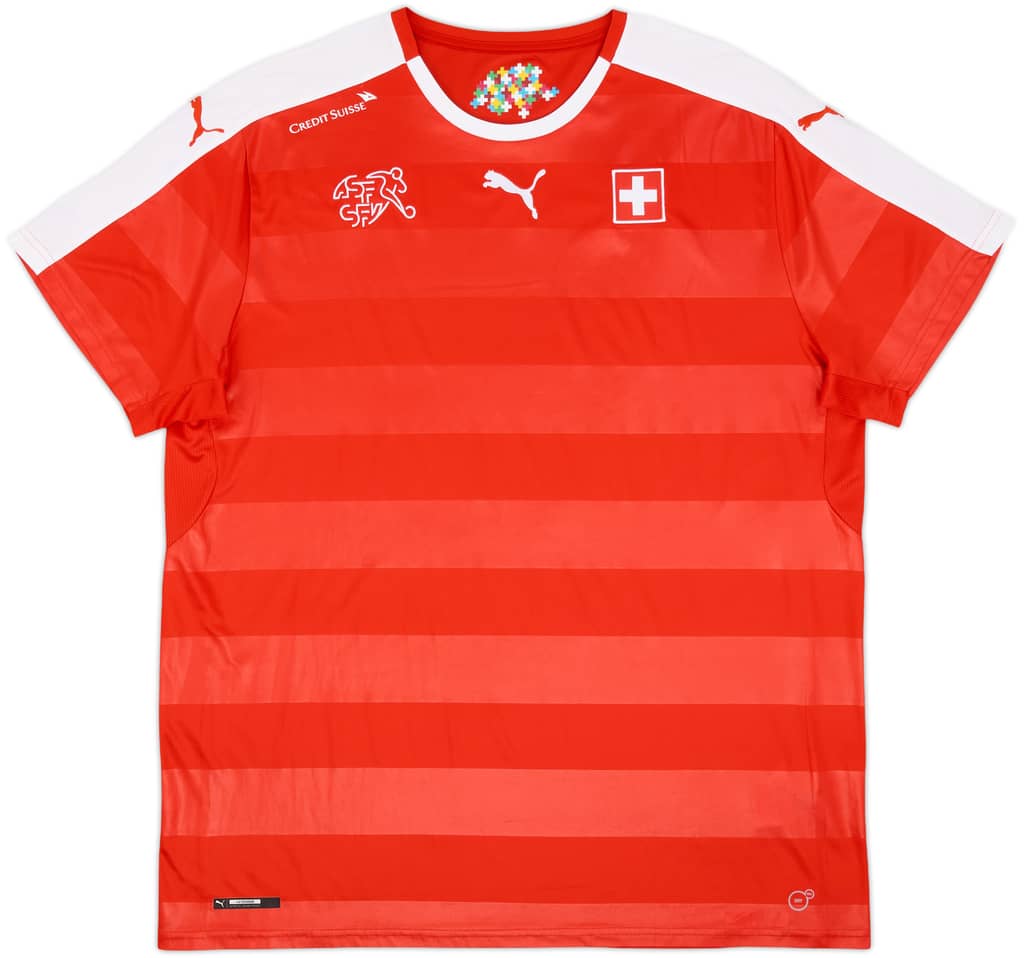 2016-17 Switzerland Home Shirt - 9/10 - (XXL)