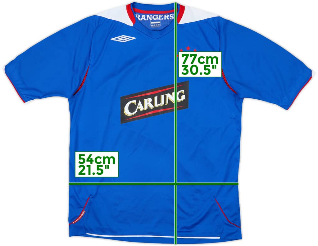 2006-07 Rangers Home Shirt - 8/10 - (L)