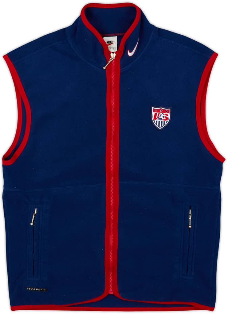 1998-99 USA Nike Fleece Gilet - 8/10 - (M)
