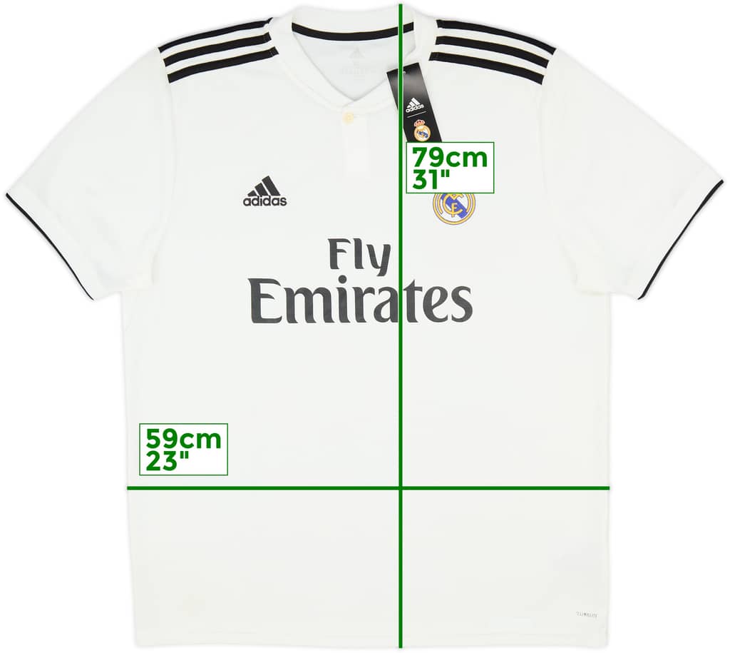 2018-19 Real Madrid Home Shirt (XL)