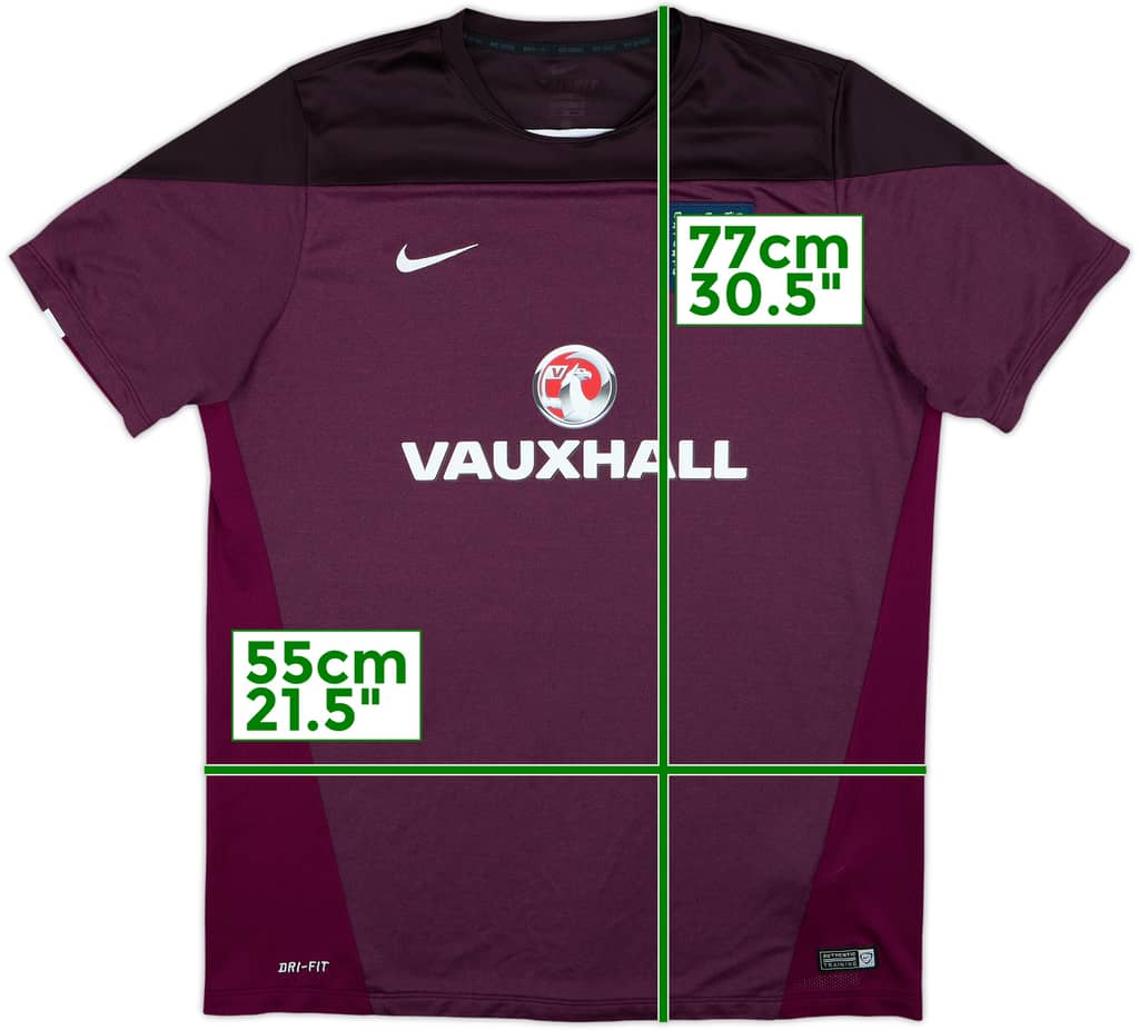 2014-15 England Nike Training Shirt - 6/10 - (XL)
