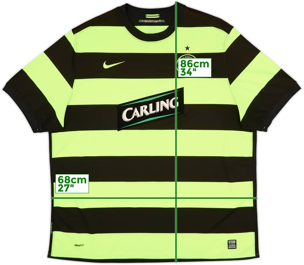 2009-11 Celtic Away Shirt - 8/10 - (3XL)