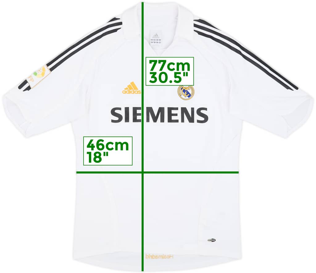 2005-06 Real Madrid Home Shirt - 4/10 - (S)
