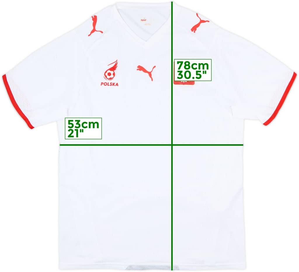 2008 Poland Home Shirt - 9/10 - (XL)