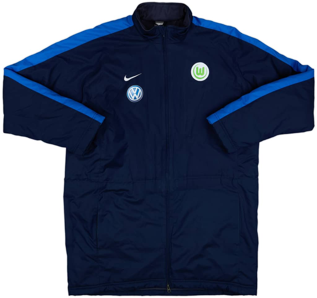 2007-08 Wolfsburg Nike Padded Bench Coat - 9/10 - (XL)