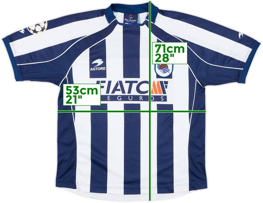 2003-04 Real Sociedad Home Shirt - 8/10 - (M)