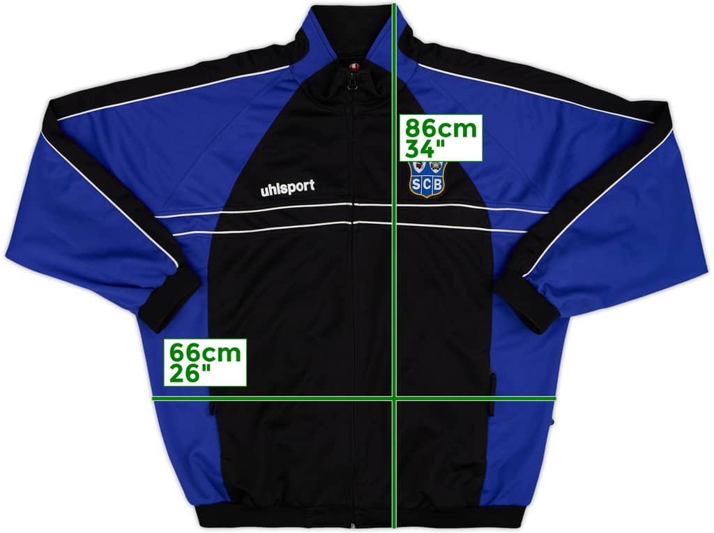 2000-01 SC Bastia Uhlsport Track Jacket - 7/10 - (XL)