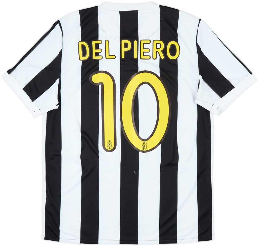 2009-10 Juventus Home Shirt Del Piero #10 - 6/10 - (M)