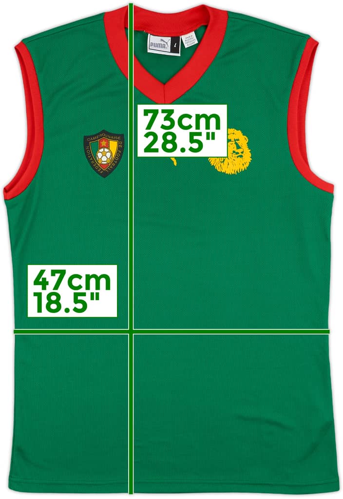 2004-06 Cameroon Puma Training Vest - 9/10 - (L)
