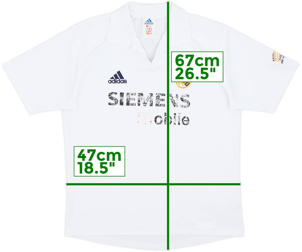 2002-03 Real Madrid Centenary Home Shirt - 5/10 - (L.Boys)