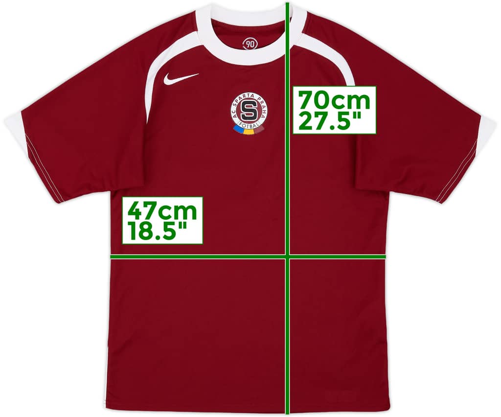 2005-06 Sparta Prague Home Shirt - 7/10 - (S)