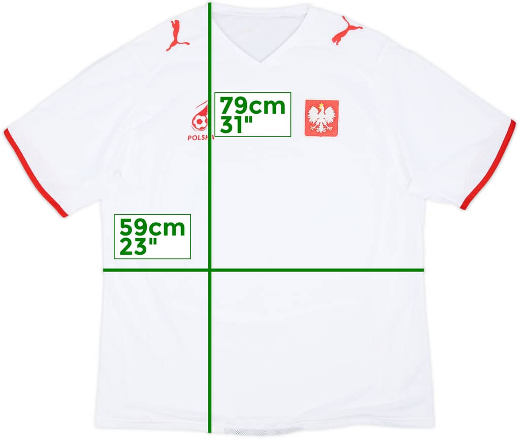 2008 Poland Home Shirt - 5/10 - (XL)