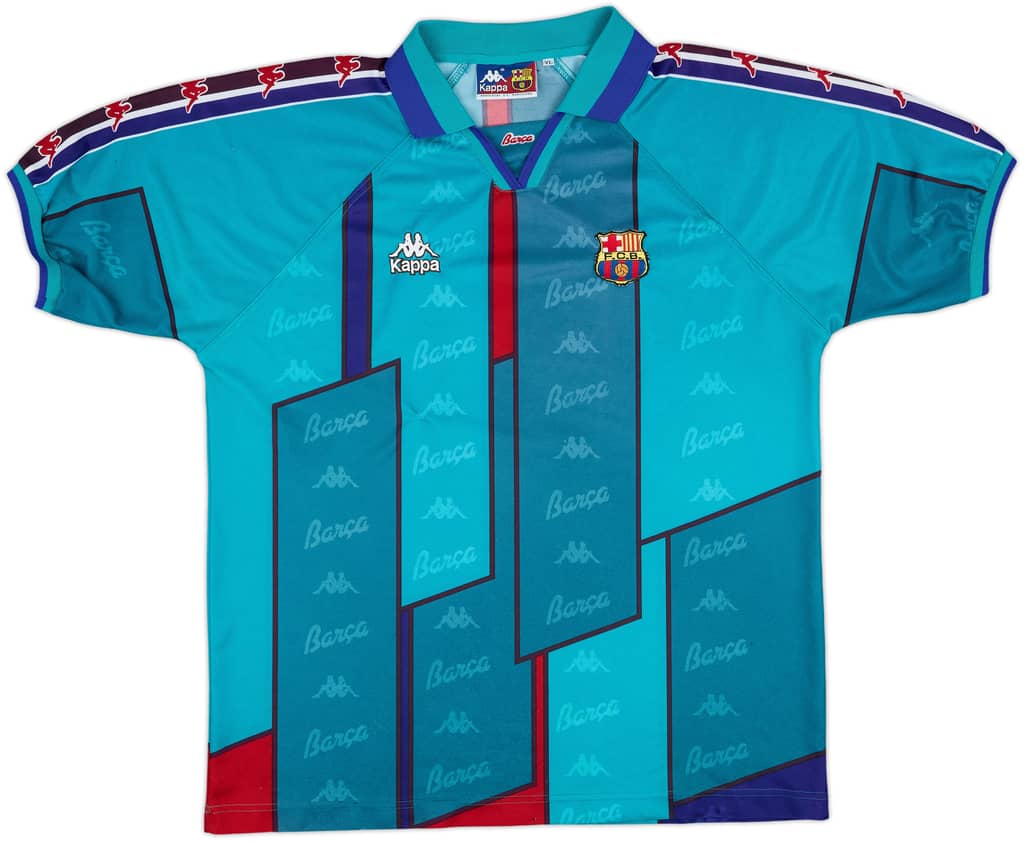 1995-97 Barcelona Away Shirt - 8/10 - (XL)