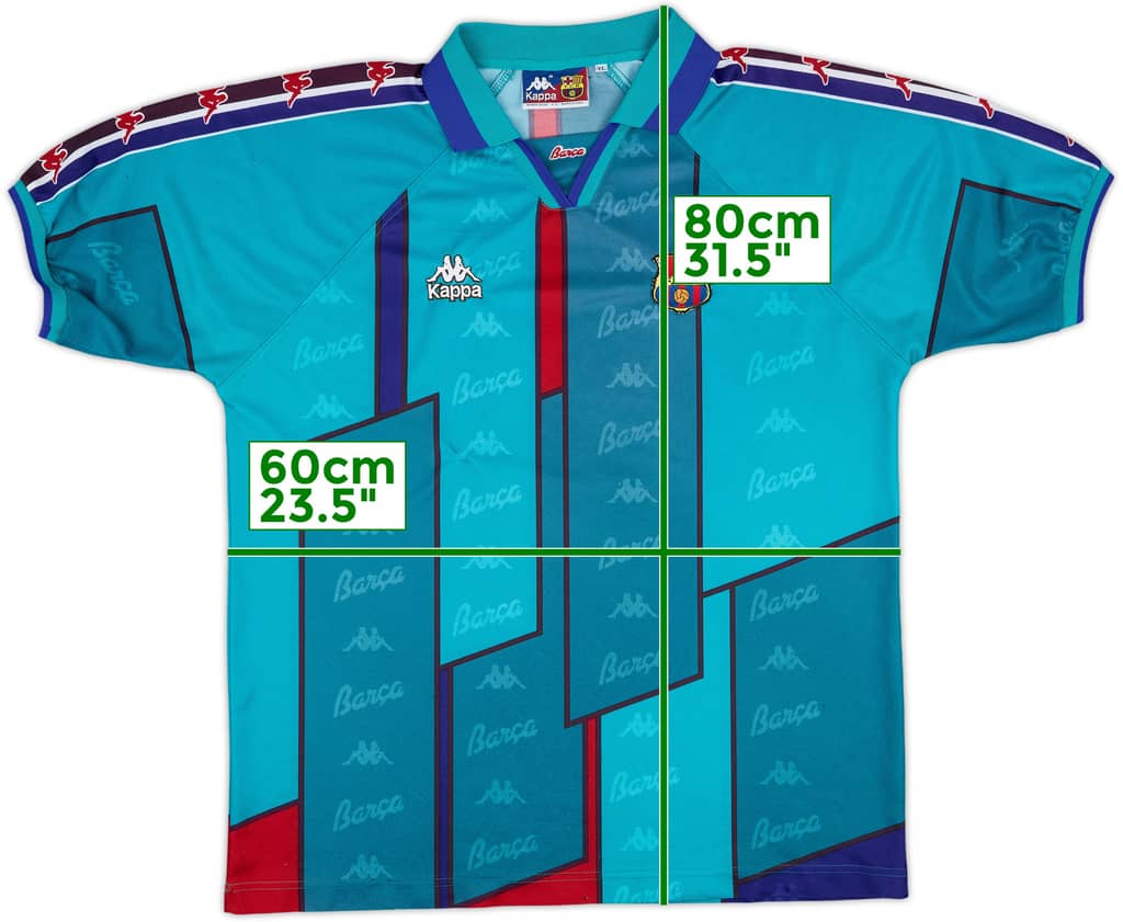1995-97 Barcelona Away Shirt - 8/10 - (XL)