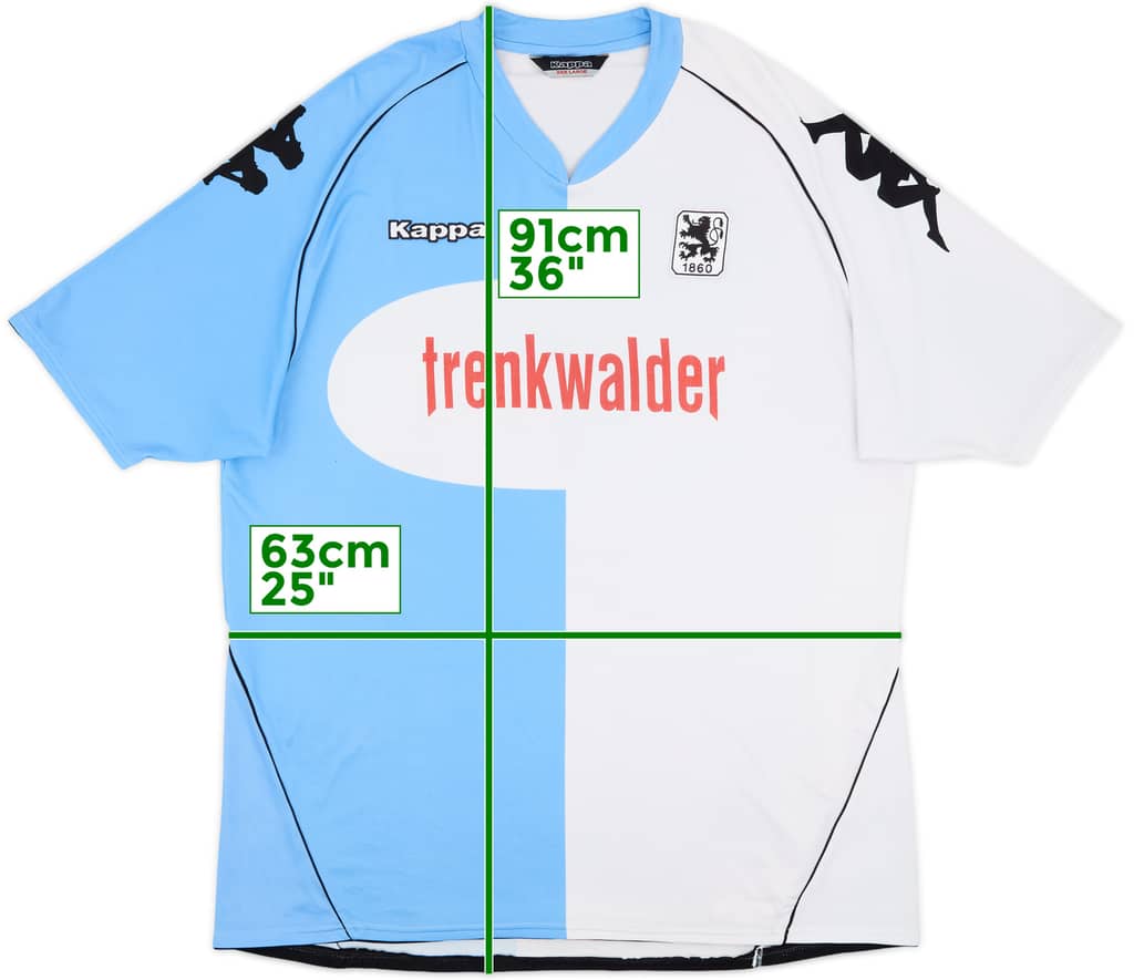 2007-08 1860 Munich Home Shirt - 7/10 - (3XL)
