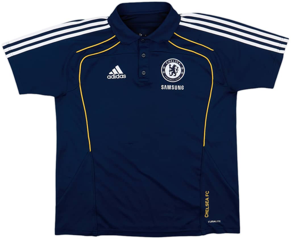 2010-11 Chelsea adidas Polo Shirt - 7/10 - (M/L)