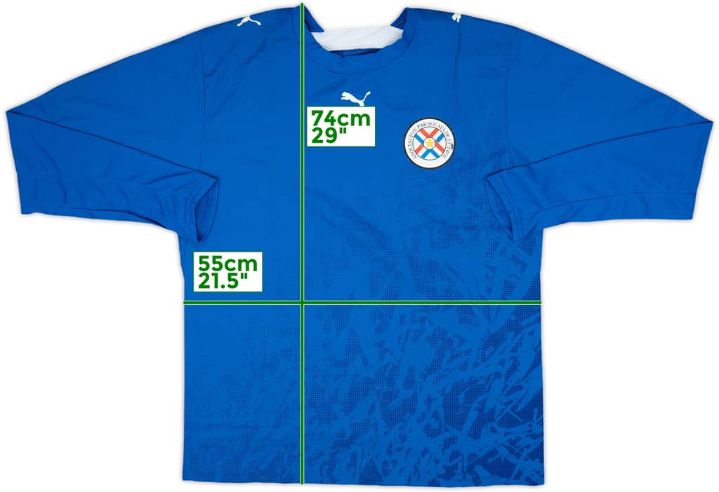 2006-07 Paraguay Away L/S Shirt - 5/10 - (L)
