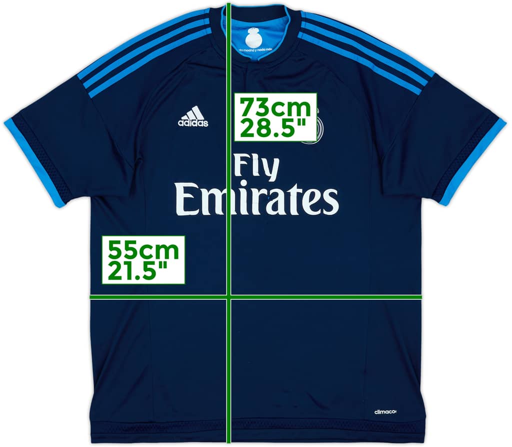 2015-16 Real Madrid Third Shirt - 5/10 - (L)