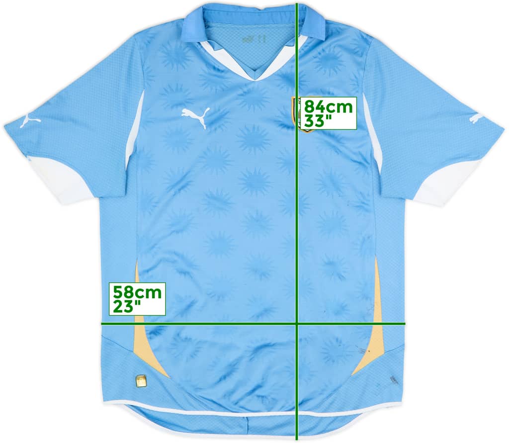 2010-12 Uruguay Home Shirt - 5/10 - (XL)