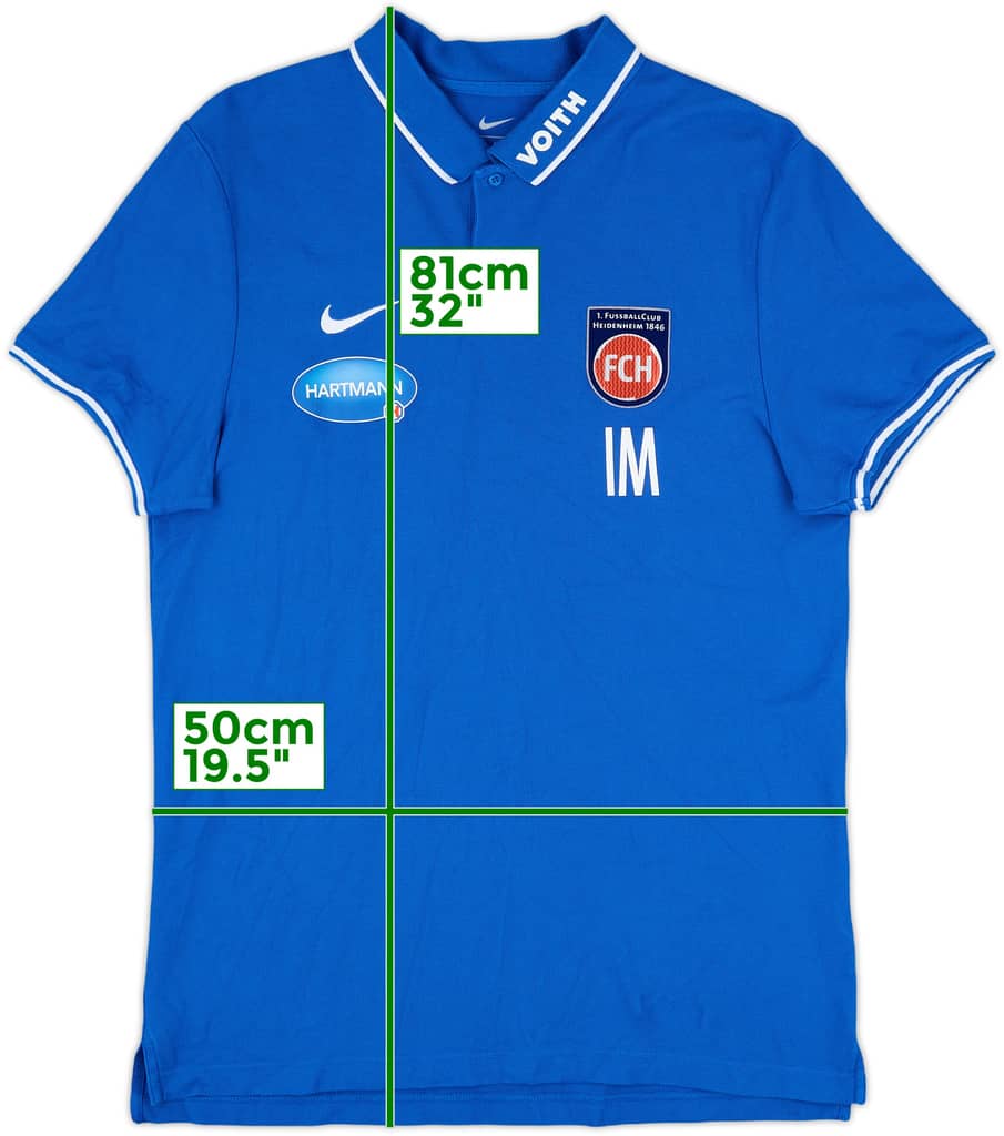 2019-20 Heidenheim Nike Staff Issue Polo Shirt IM - 9/10 - (L)
