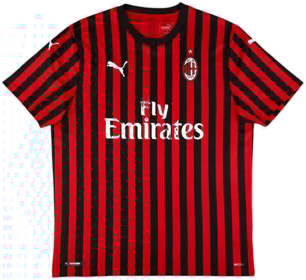 2019-20 AC Milan Home Shirt - 4/10 - (L)