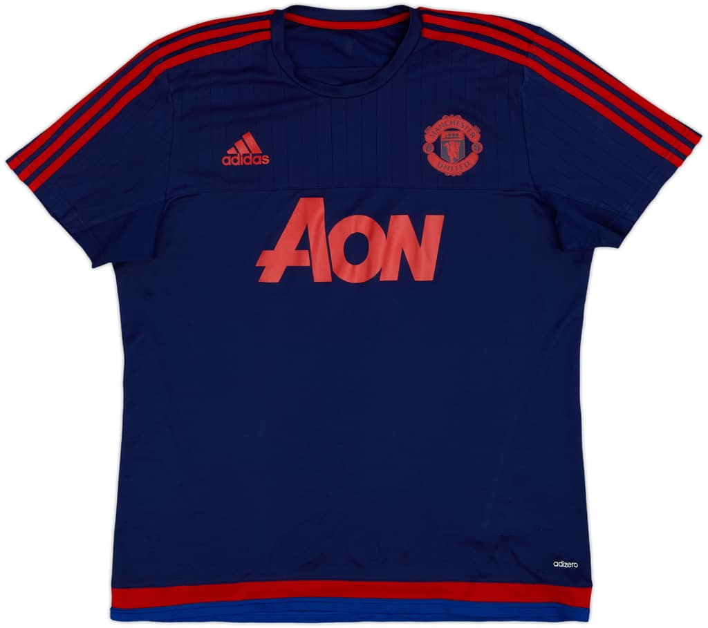 2015-16 Manchester United adidas Training Shirt - 8/10 - (XL)