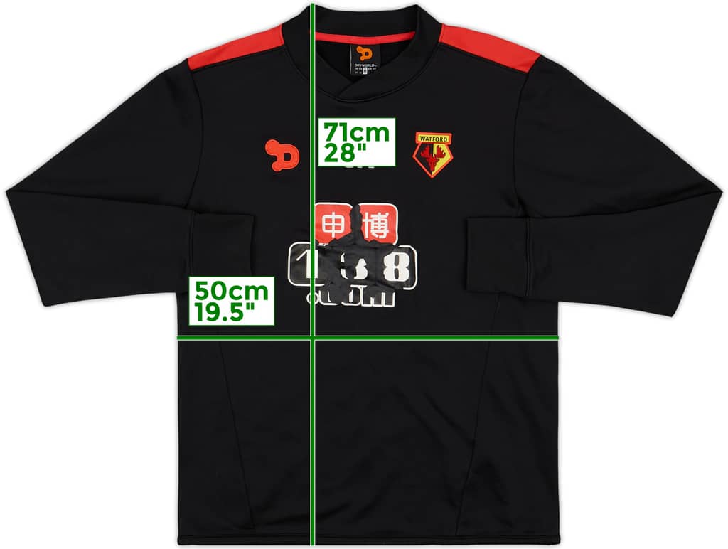 2016-17 Watford Staff Issue Dryworld Sweat Top CN - 4/10 - (M)