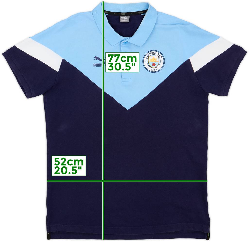 2019-20 Manchester City Puma Polo Shirt - 9/10 - (L)
