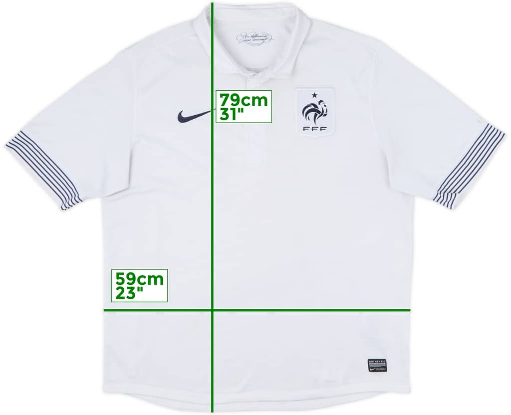 2012-13 France Away Shirt - 6/10 - (XL)