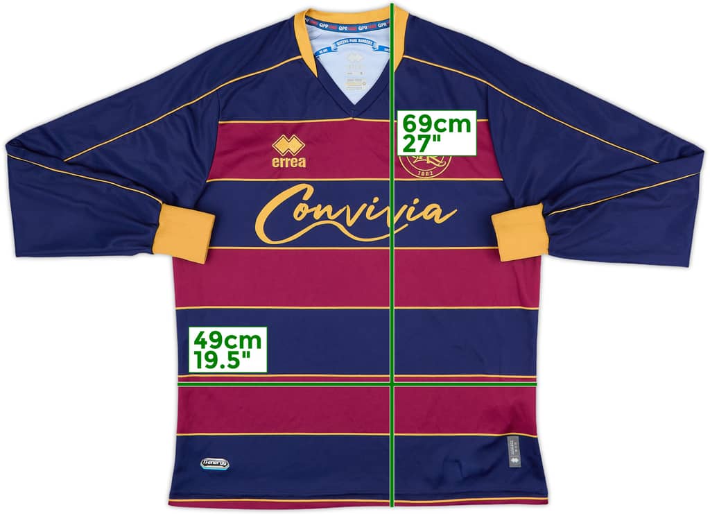 2022-23 QPR Away L/S Shirt - 10/10 - (S)