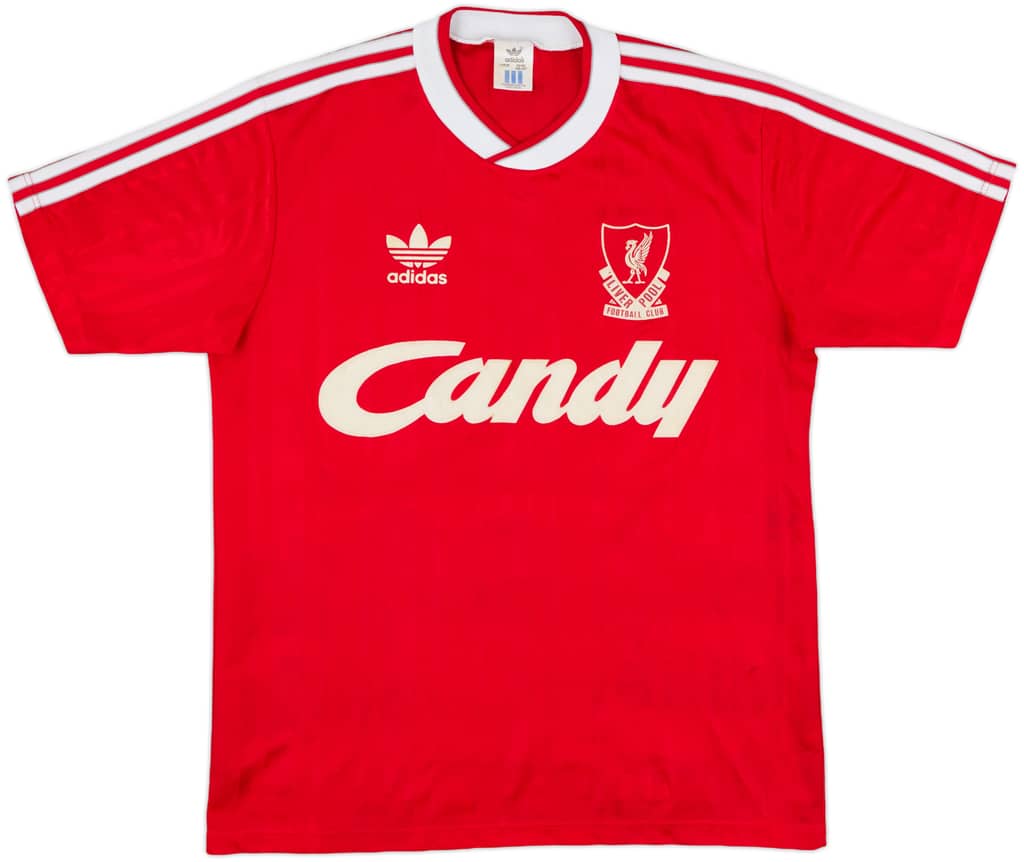 1988-89 Liverpool Home Shirt - 9/10 - (L)