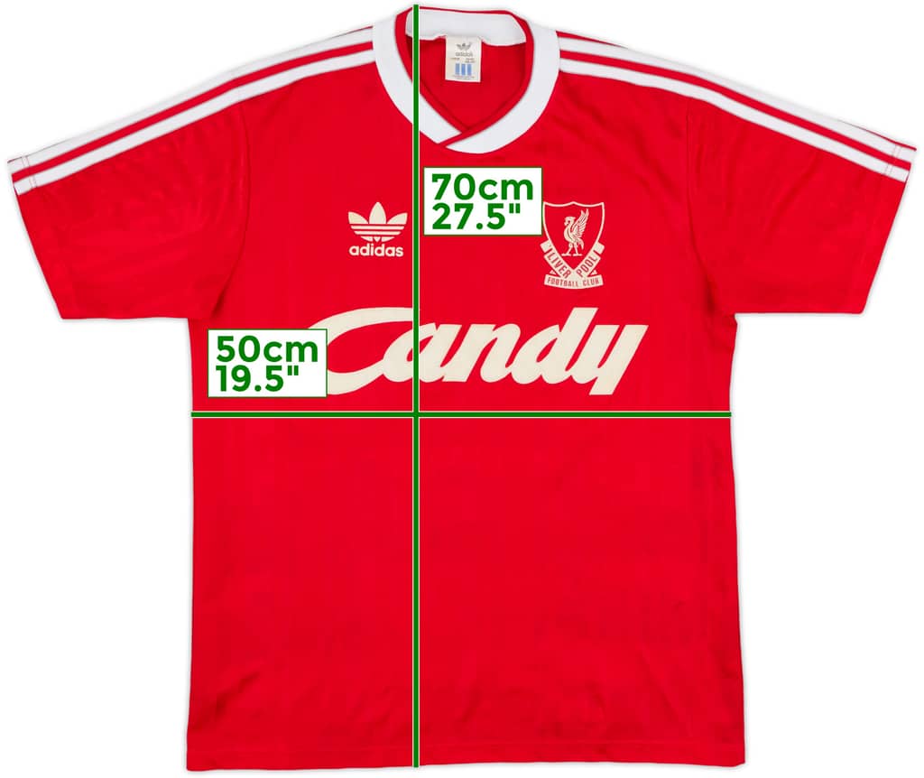 1988-89 Liverpool Home Shirt - 9/10 - (L)