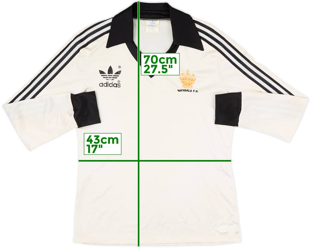 1979-80 Rochdale Away L/S Shirt - 9/10 - (S)