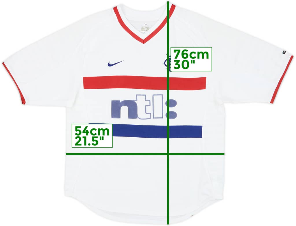 2000-01 Rangers Away Shirt - 6/10 - (M)