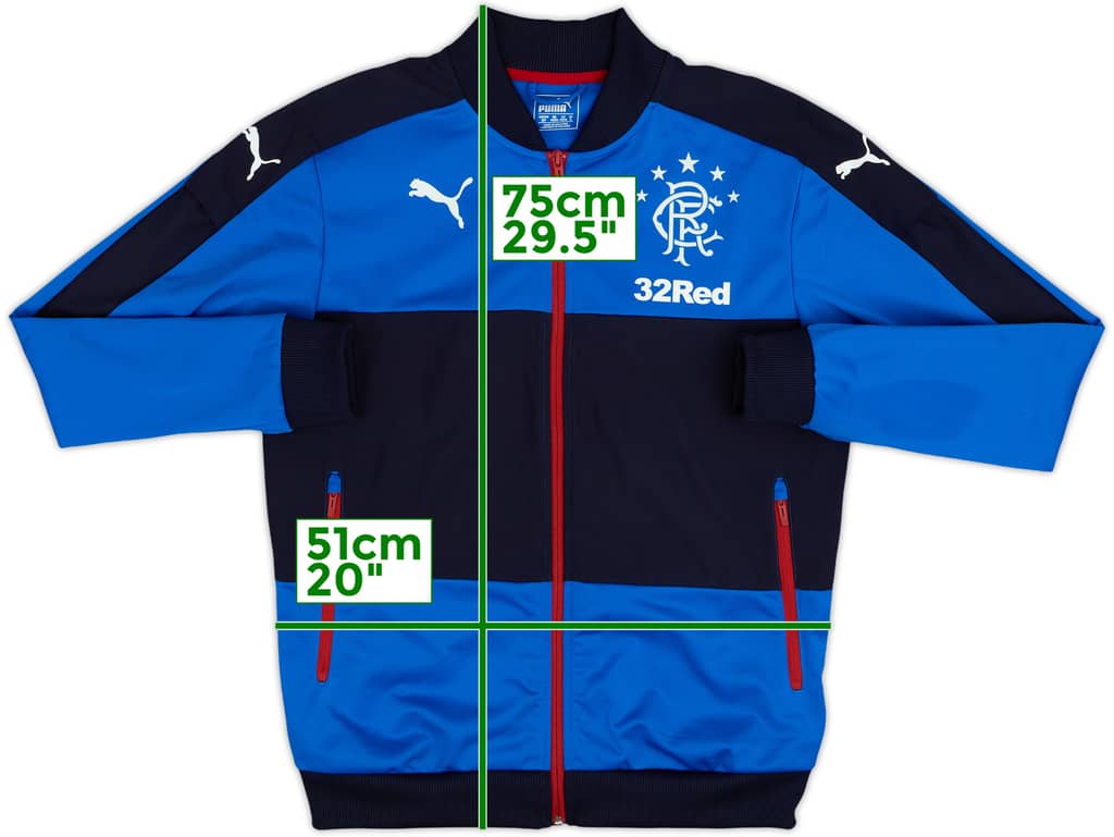 2013-14 Rangers Puma Track Jacket - 8/10 - (S)