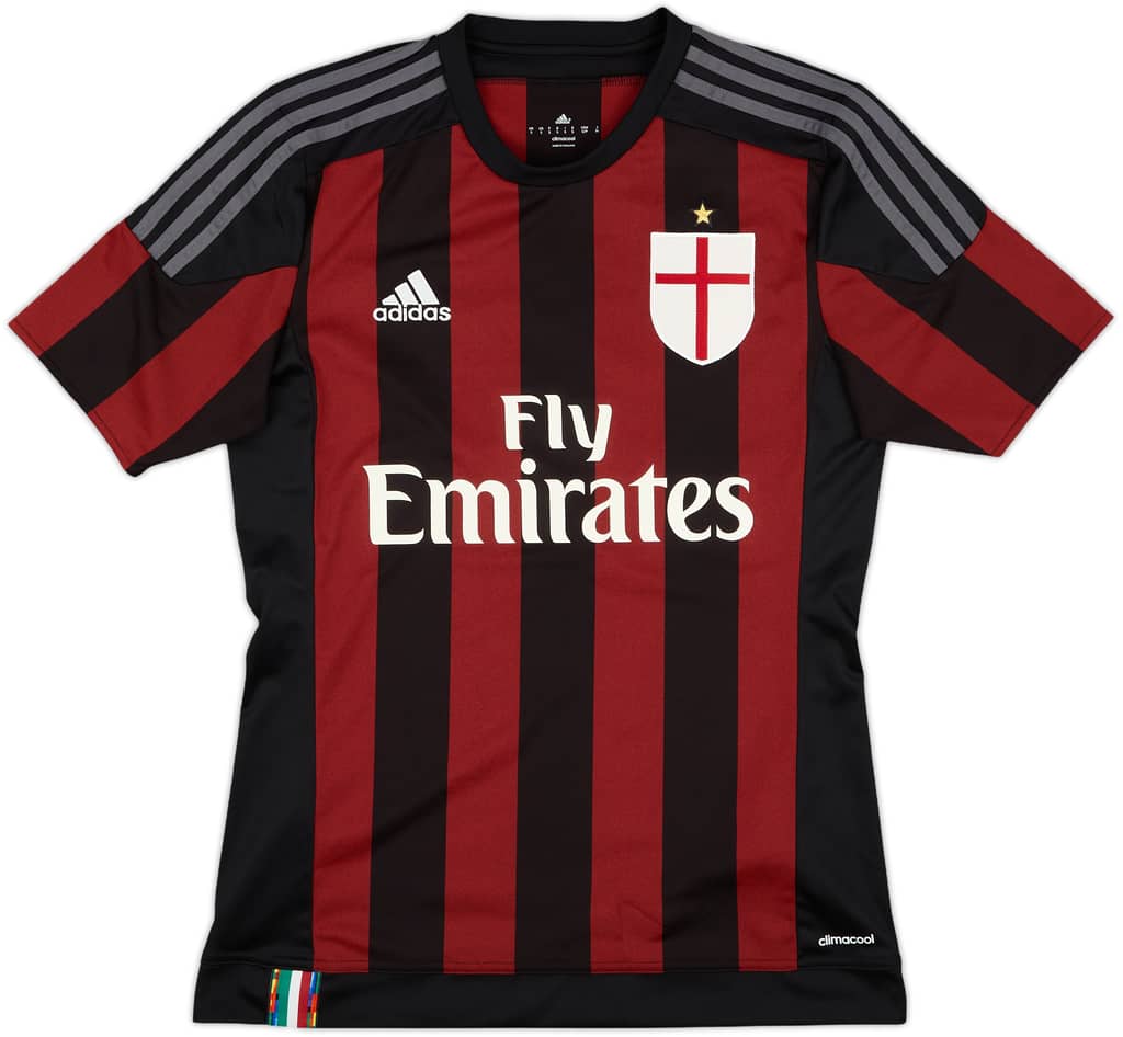 2015-16 AC Milan Home Shirt - 8/10 - (S)