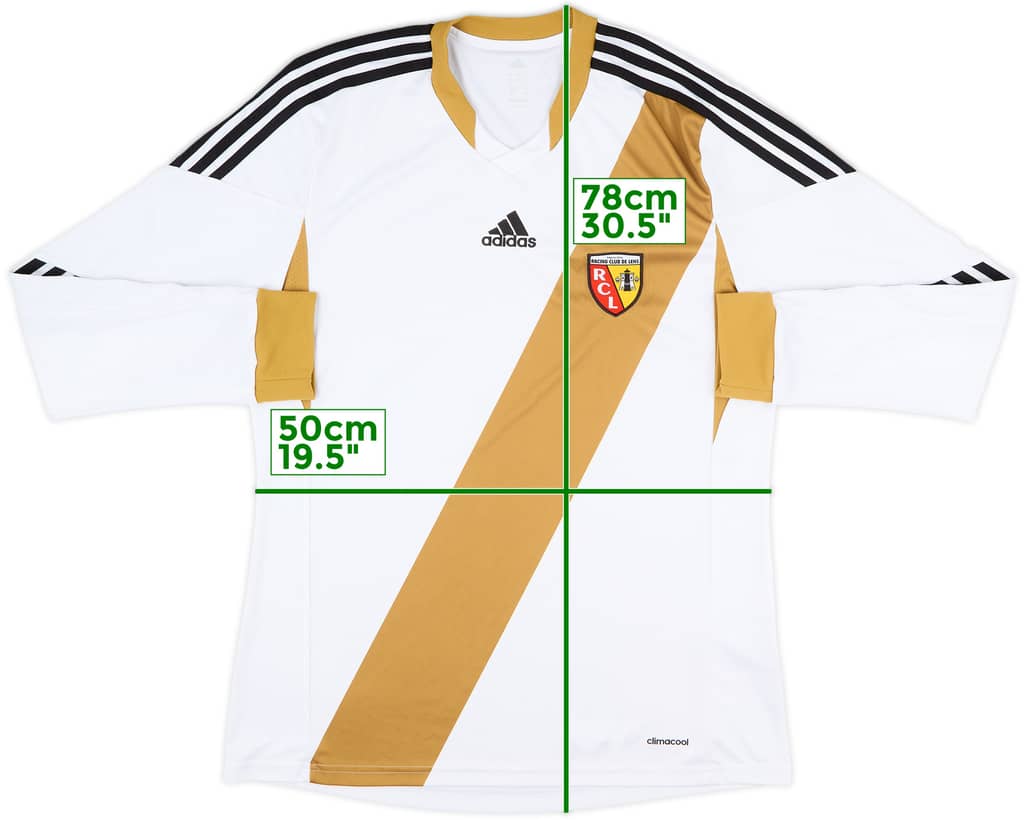 2013-14 Lens Away L/S Shirt - 8/10 - (L)