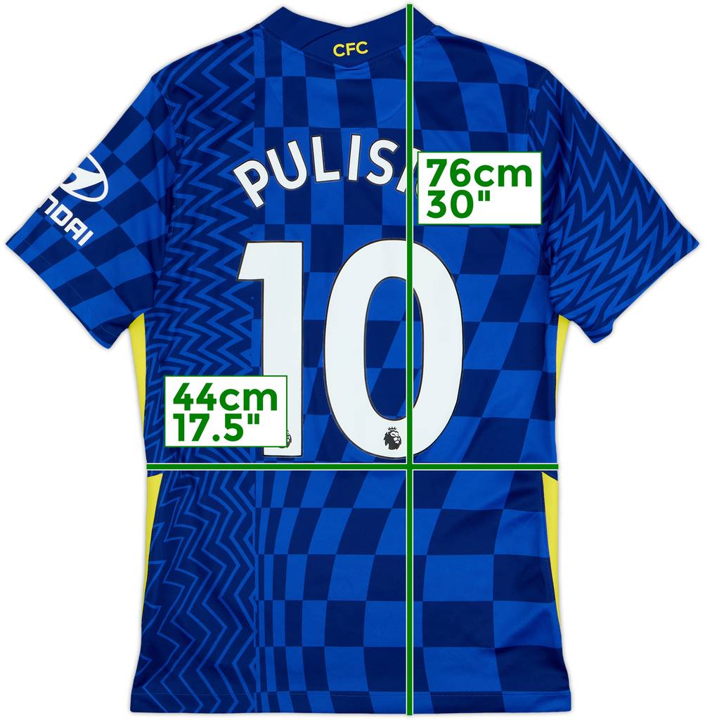 2021-22 Chelsea Home Shirt Pulisic #10 - 10/10 - (S)